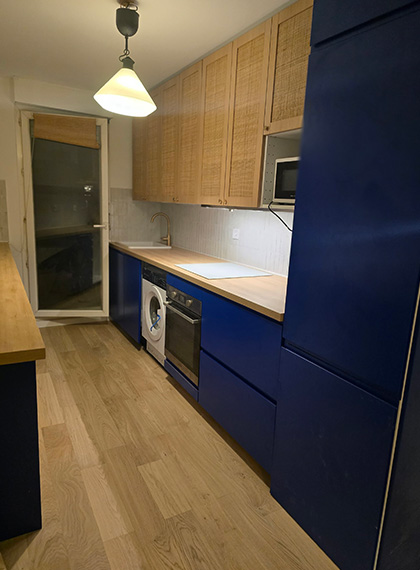 Cuisine après rénovation complète à Marseille